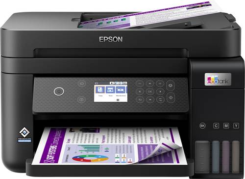 Image of Epson EcoTank ET-3850 Multifunktionsdrucker A4 Drucker, Scanner, Kopierer ADF, USB, WLAN, Tintentank