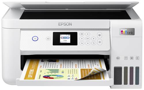 Image of Epson EcoTank ET-2856 Multifunktionsdrucker A4 Drucker, Scanner, Kopierer Duplex, Tintentank-System,