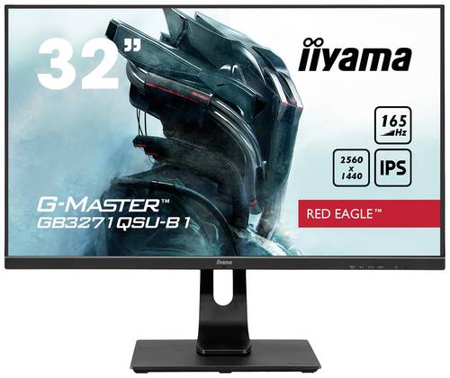 Image of Iiyama G-MASTER Red Eagle GB3271QSU-B1 Gaming Monitor EEK F (A - G) 80cm (31.5 Zoll) 2560 x 1440 Pix