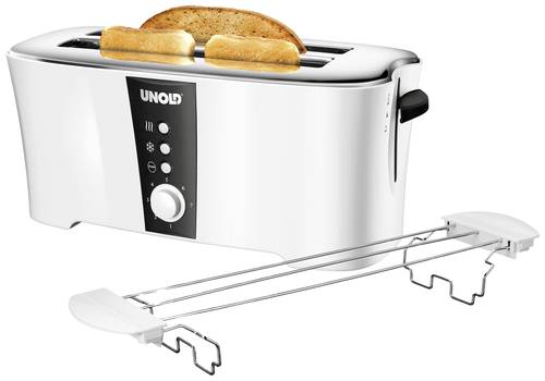 Image of Unold Design Dual Toaster Cool-Touch-Gehäuse Weiß, Schwarz