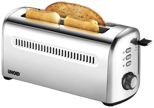 Image of Unold 4er Retro Toaster Kontrollleuchte Edelstahl