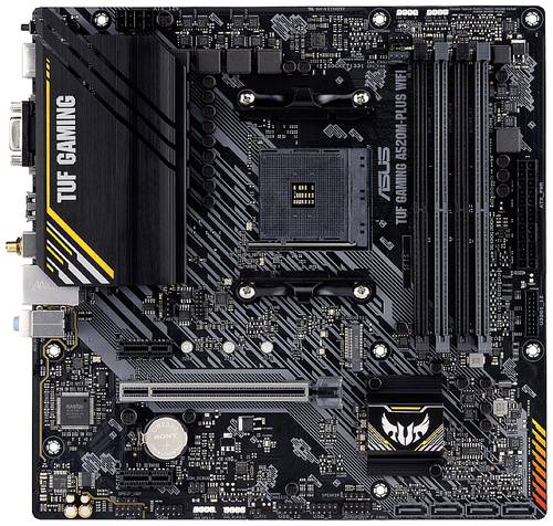 Image of Asus TUF GAMING A520M-PLUS WIFI Mainboard Sockel (PC) AMD AM4 Formfaktor (Details) ATX Mainboard-Chi