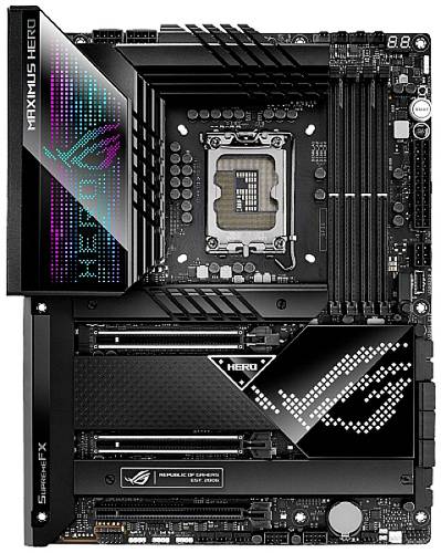 Image of Asus ROG MAXIMUS Z690 HERO Mainboard Sockel (PC) Intel® 1700 Formfaktor (Details) ATX Mainboard-Chi