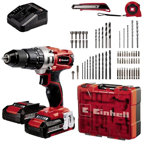 Image of Einhell Power X-Change TE-CD 18/2 Li-i +64 (2x2,0 Ah) 2-Gang-Akku-Schlagbohrschrauber inkl. 2. Akku