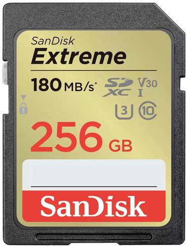 Image of SanDisk Extreme SDXC-Karte 256GB Class 10 UHS-I Wasserdicht