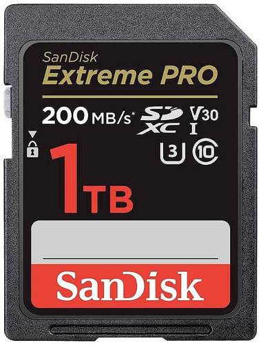 Image of SanDisk Extreme PRO SDXC-Karte 1000GB Class 10 UHS-I stoßsicher, Wasserdicht