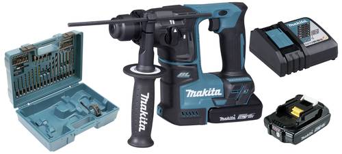 Image of Makita DHR171RAX3 -Akku-Bohrhammer 2.0Ah Li-Ion inkl. Akku, inkl. 2. Akku, inkl. Ladegerät, mit Zub