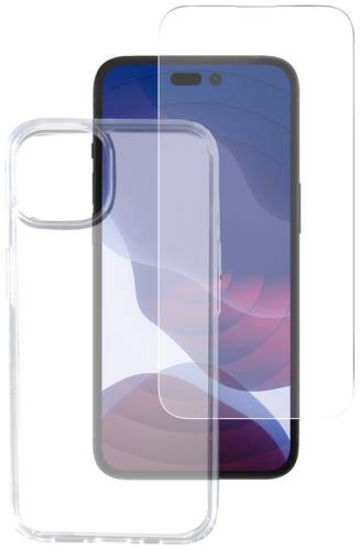 Image of 4Smarts 360° Protection Set X-Pro Clear Backcover Apple iPhone 14 Pro Transparent