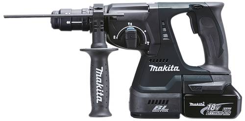 Image of Makita DHR243RTJB SDS-Plus-Akku-Kombihammer 18V 5.0Ah Li-Ion inkl. 2. Akku, inkl. Ladegerät, inkl.