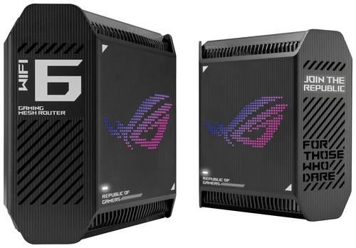 Image of Asus ROG Rapture GT6 AX10000 AiMesh Black 2er-Pack Mesh-Netzwerk 2.4GHz, 5GHz