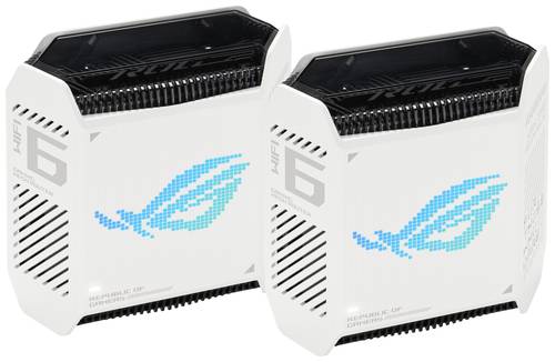 Image of Asus ROG Rapture GT6 AX10000 AiMesh White 2er-Pack Mesh-Netzwerk 2.4GHz, 5GHz