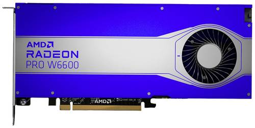 Image of AMD Workstation-Grafikkarte Radeon Pro W6600 8GB GDDR6-RAM PCIe DisplayPort