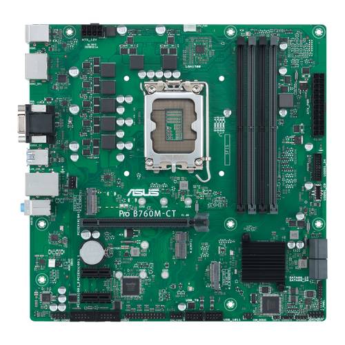 Image of Asus PRO B760M-CT-CSM Mainboard Sockel (PC) Intel® 1700 Formfaktor (Details) Micro-ATX Mainboard-Ch