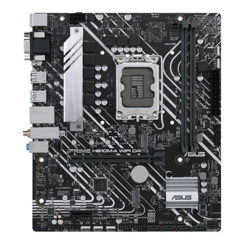 Image of Asus PRIME H610M-A WIFI D4 Mainboard Sockel (PC) Intel® 1700 Formfaktor (Details) Micro-ATX Mainboa