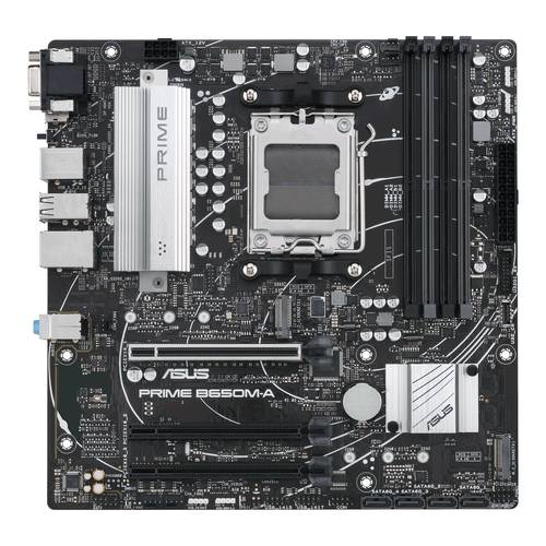 Image of Asus PRIME B650M-A-CSM Mainboard Sockel (PC) AMD AM5 Formfaktor (Details) Micro-ATX Mainboard-Chipsa