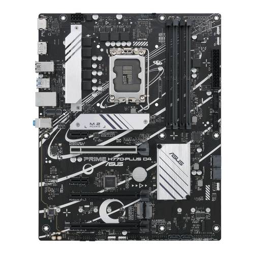 Image of Asus PRIME H770-PLUS D4 Mainboard Sockel (PC) Intel® 1700 Formfaktor (Details) ATX Mainboard-Chipsa