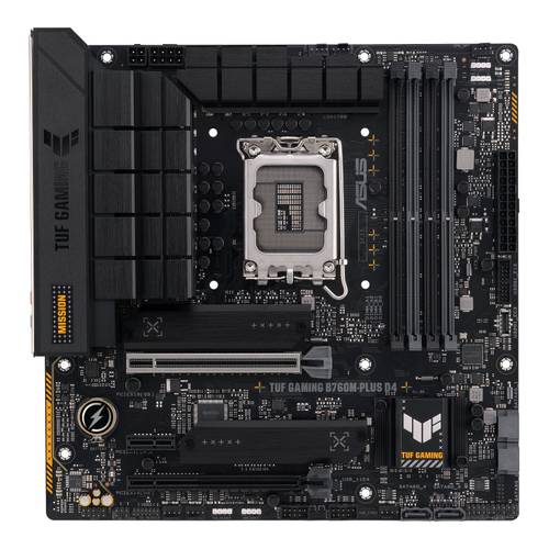 Image of Asus TUF GAMING B760M-PLUS D4 Mainboard Sockel (PC) Intel® 1700 Formfaktor (Details) Micro-ATX Main