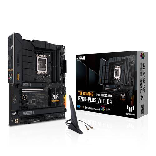 Image of Asus TUF GAMING B760-PLUS WIFI D4 Mainboard Sockel (PC) Intel® 1700 Formfaktor (Details) ATX Mainbo