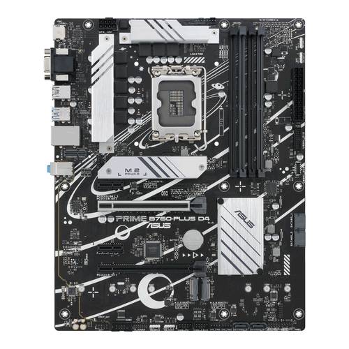 Image of Asus PRIME B760-PLUS D4 Mainboard Sockel (PC) Intel® 1700 Formfaktor (Details) ATX Mainboard-Chipsa