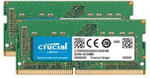 Image of Crucial 16GB DDR4-2400 Laptop-Arbeitsspeicher Kit DDR4 16GB 2 x 8GB 2400MHz 260pin SO-DIMM CL17 CT2K