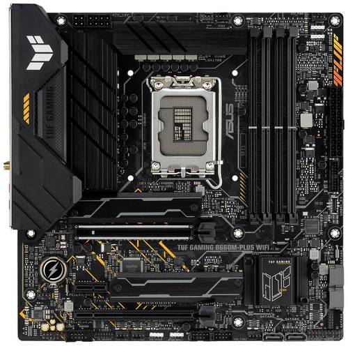 Image of Asus TUF GAMING B660M-PLUS WIFI Mainboard Sockel (PC) Intel® 1700 Formfaktor (Details) Micro-ATX Ma