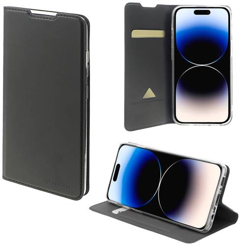 Image of 4Smarts Flip Case Urban Lite Booklet Apple iPhone 15 Pro Max Schwarz Standfunktion