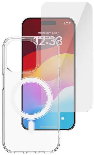 Image of 4Smarts 360° Protection Set Backcover Apple iPhone 15 Pro Max Transparent Induktives Laden