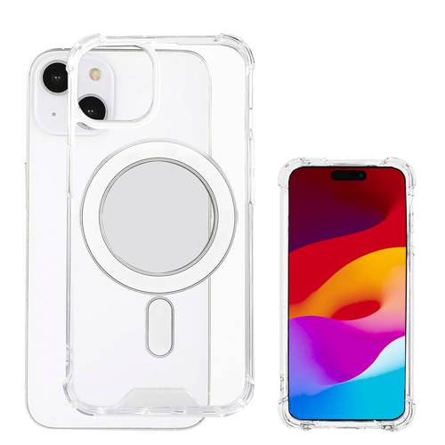 Image of 4Smarts Hybrid Case Ibiza Backcover Apple iPhone 15 Plus Transparent Induktives Laden