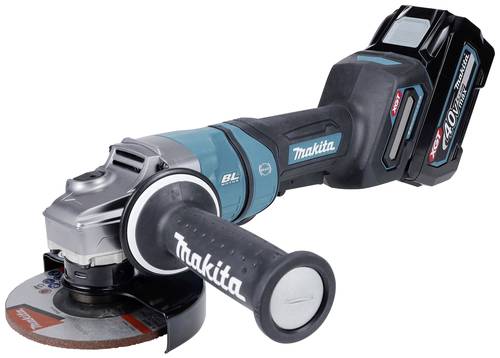 Image of Makita GA050GM201 Akku-Winkelschleifer 125mm bürstenlos, inkl. 2. Akku, inkl. Ladegerät 2300W 40V