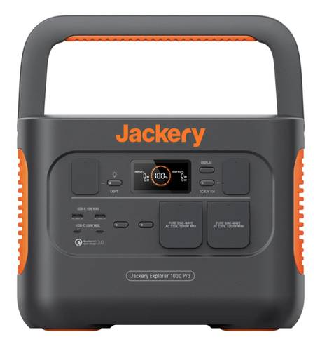 Image of Jackery Explorer 1000 Pro Powerstation Li-Ion Schwarz, Orange mit Laderegler