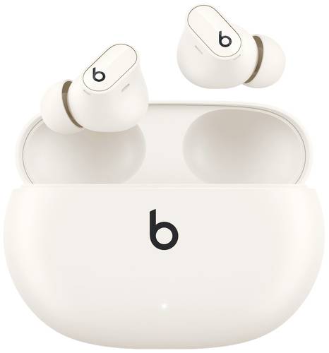 Image of Beats Studio Buds Plus HiFi In Ear Kopfhörer Bluetooth® Stereo Creme-Weiß Noise Cancelling, Mikro