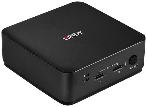 Image of LINDY 2 Port Typ C, Dual HDMI 4K60 KVM Switch 2 Port KVM-Matrix-Switch 3840 x 2160 Pixel