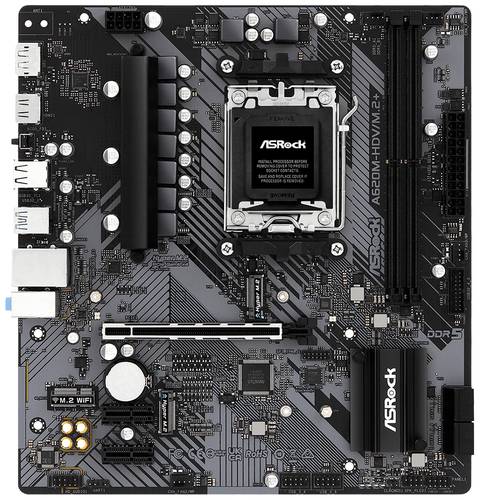 Image of ASRock A620M-HDV/M.2+ Mainboard Sockel (PC) AMD AM5 Formfaktor (Details) Micro-ATX Mainboard-Chipsat