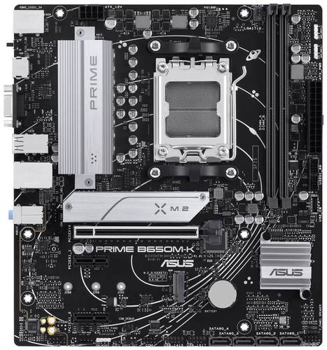 Image of Asus PRIME B650M-K Mainboard Sockel (PC) AMD AM5 Formfaktor (Details) Micro-ATX Mainboard-Chipsatz A