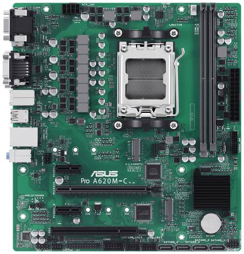 Image of Asus PRO A620M-C-CSM Mainboard Sockel (PC) AMD AM5 Formfaktor (Details) Micro-ATX Mainboard-Chipsatz