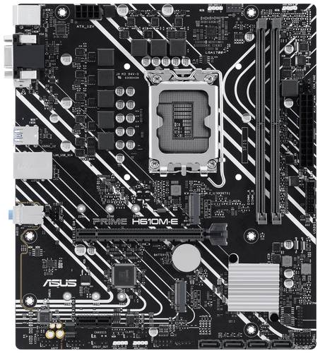 Image of Asus PRIME H610M-E-CSM Mainboard Sockel (PC) Intel® 1700 Formfaktor (Details) Micro-ATX Mainboard-C