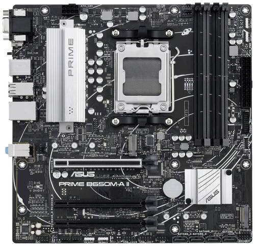 Image of Asus PRIME B650M-A II-CSM Mainboard Sockel (PC) AMD AM5 Formfaktor (Details) Micro-ATX Mainboard-Chi