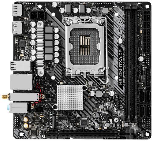 Image of ASRock H610M-ITX/eDP Mainboard Sockel (PC) Intel® 1700 Formfaktor (Details) Mini-ITX Mainboard-Chip