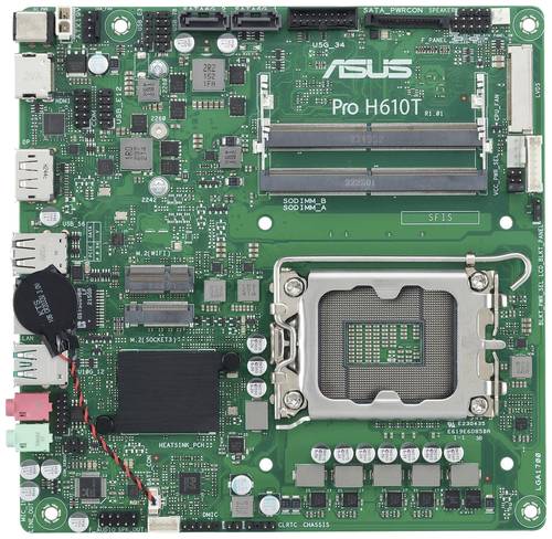 Image of Asus PRO H610T-CSM Mainboard Sockel (PC) Intel® 1700 Formfaktor (Details) Mini-ITX Mainboard-Chipsa