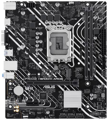 Image of Asus PRIME H610M-K ARGB Mainboard Sockel (PC) Intel® 1700 Formfaktor (Details) Micro-ATX Mainboard-