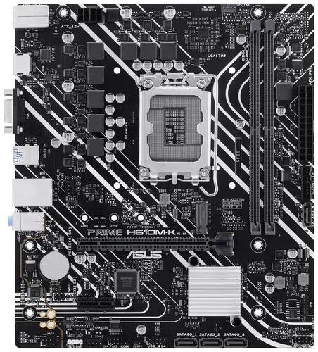 Image of Asus PRIME H610M-K Mainboard Sockel (PC) Intel® 1700 Formfaktor (Details) Micro-ATX Mainboard-Chips