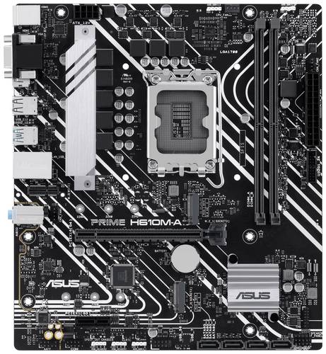 Image of Asus PRIME H610M-A-CSM Mainboard Sockel (PC) Intel® 1700 Formfaktor (Details) Micro-ATX Mainboard-C