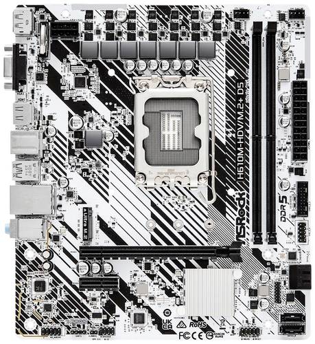 Image of ASRock H610M-HDV/M.2+ D5 Mainboard Sockel (PC) Intel® 1700 Formfaktor (Details) Micro-ATX Mainboard