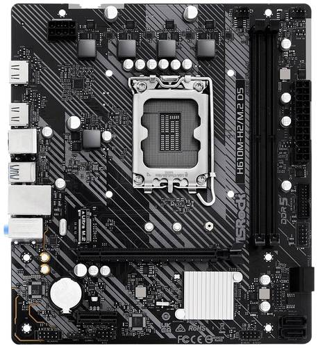 Image of ASRock H610M-H2/M.2 D5 Mainboard Sockel (PC) Intel® 1700 Formfaktor (Details) Micro-ATX Mainboard-C