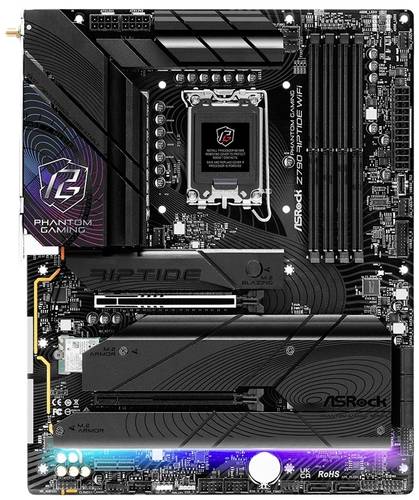 Image of ASRock Phantom Gaming Z790 Riptide WiFi Mainboard Sockel (PC) Intel® 1700 Formfaktor (Details) ATX