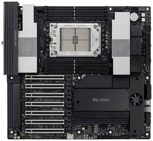 Image of Asus PRO WS WRX90E-SAGE SE Mainboard Sockel (PC) AMD sTR5 Formfaktor (Details) SSI EEB Mainboard-Chi