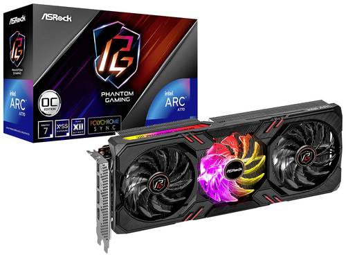 Image of ASRock Grafikkarte Intel Arc™ A770 Phantom Gaming OC 16GB GDDR6-SDRAM PCIe x16 DisplayPort, HDMI®