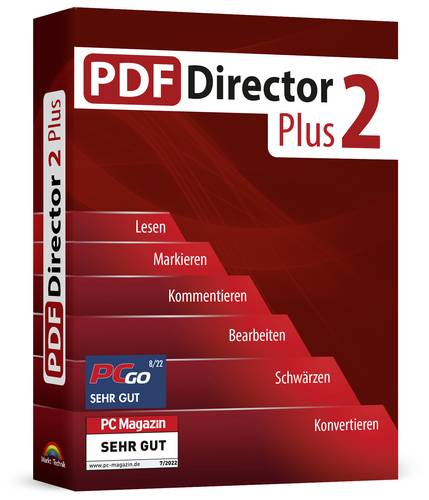 Image of Markt & Technik PDF Director 2 Plus Vollversion, 1 Lizenz Windows PDF-Software