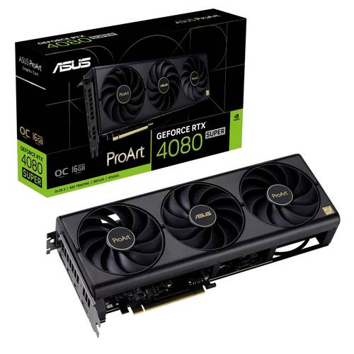 Image of Asus Grafikkarte Nvidia GeForce RTX 4080 Super ProArt OC 16GB GDDR6X-RAM PCIe x16 DisplayPort, HDMI�