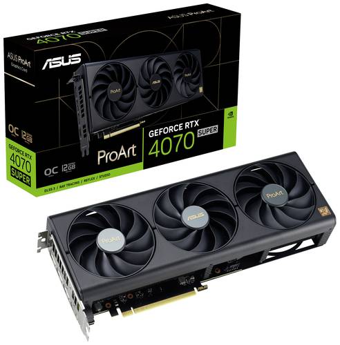 Image of Asus Grafikkarte Nvidia GeForce RTX 4070 Super ProArt OC 12GB GDDR6X-RAM PCIe x16 DisplayPort, HDMI�